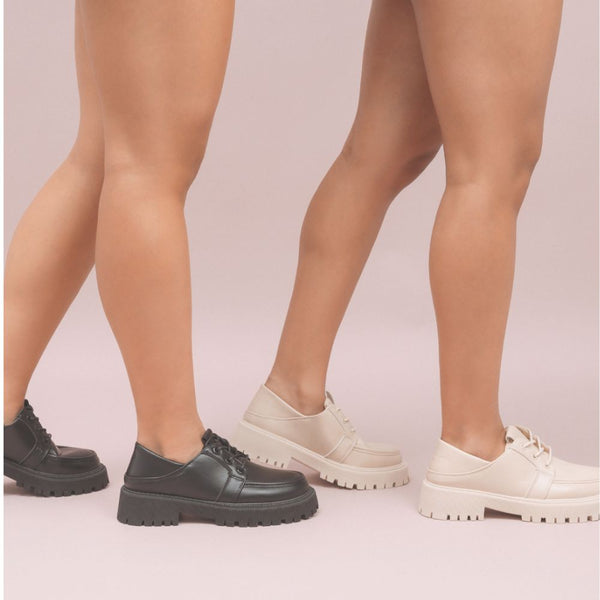 Zapato Chunky con Cordones para Mujer